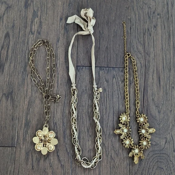 J. Crew Statement Necklace Jewelry Bundle Lot of 3 - Picture 7 of 7